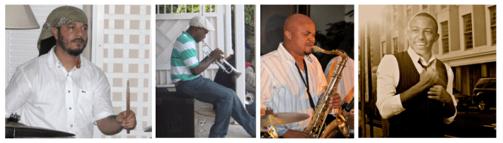 Kevin Dean, Drums / Lamont “Shorts” Gibson, Trumpet / Dion Turnquest, Tenor Sax / Osano Neely, Young Vocalist