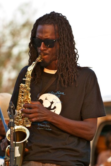 Tino Richardson on Sax